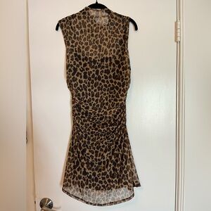 Leopard Print Bodycon dress